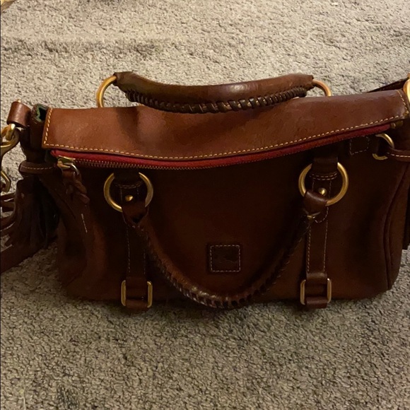 Dooney & Bourke Florentine Leather Satchel - Picture 2 of 9